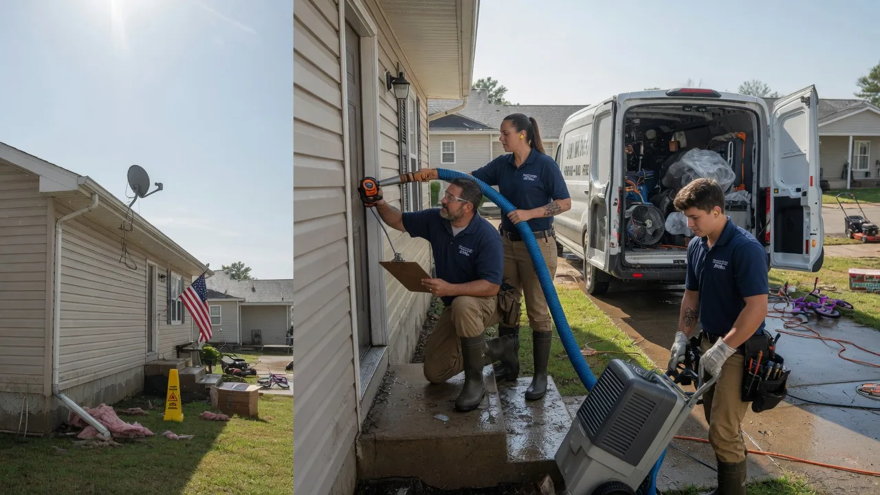Ceiling Water Damage Restoration in Okolona, MS near me